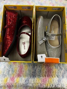 Girls Size 9 Shoes New/Used